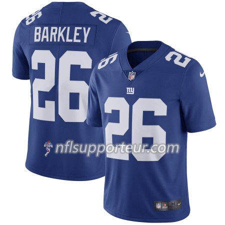 Maillot Homme New York Giants Saquon Barkley 26 Nike Bleu